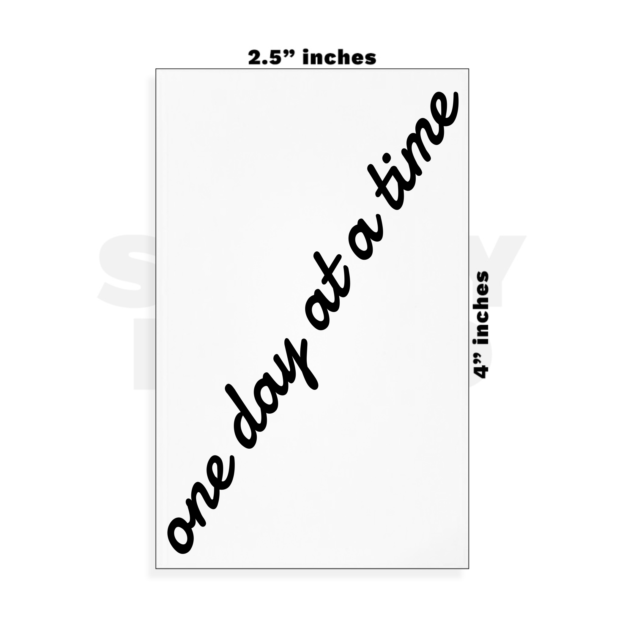 Custom Small - 2.5in x 4in