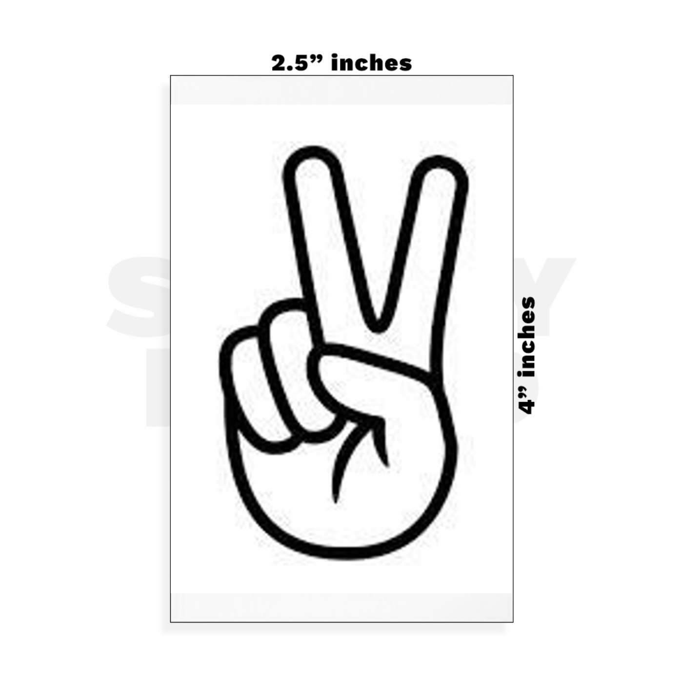 Custom Small - 2.5in x 4in