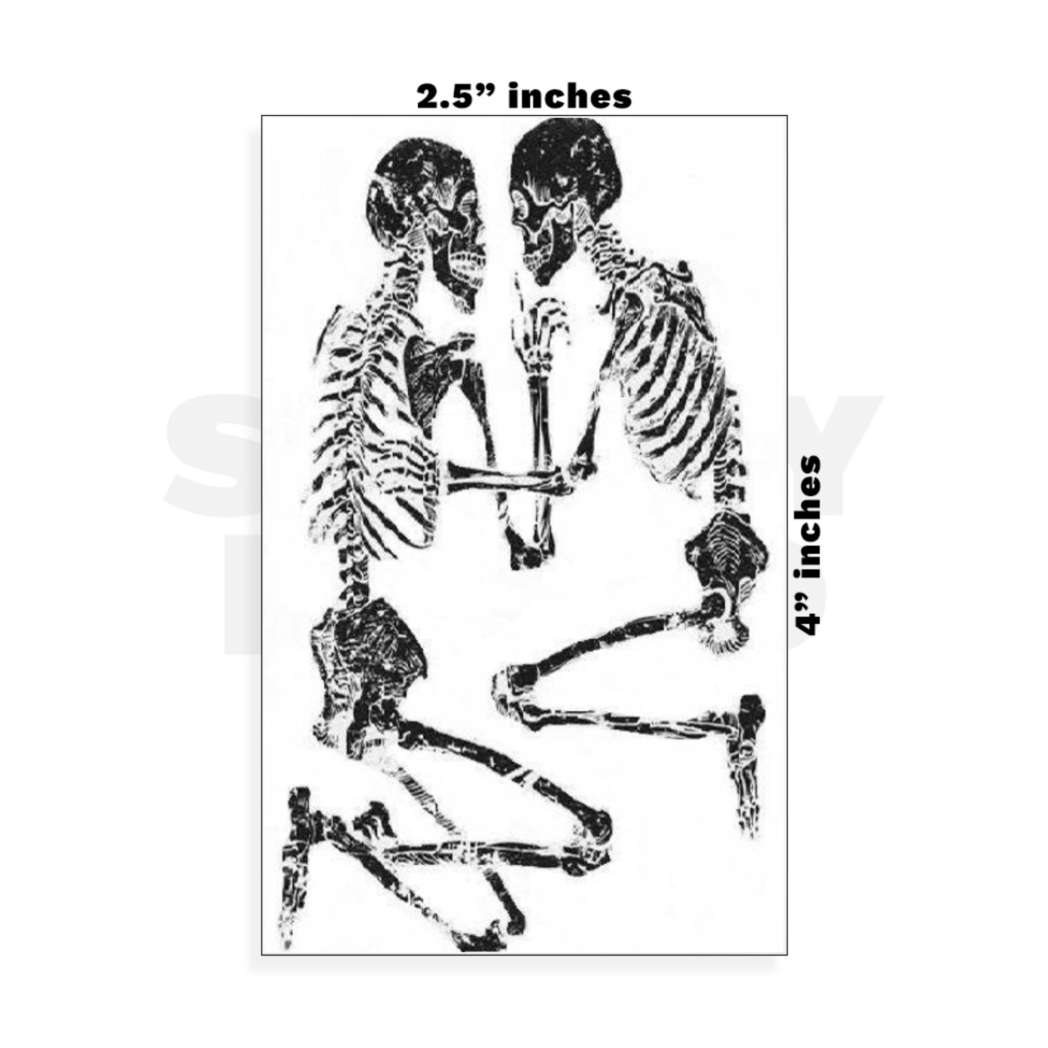 Custom Small - 2.5in x 4in