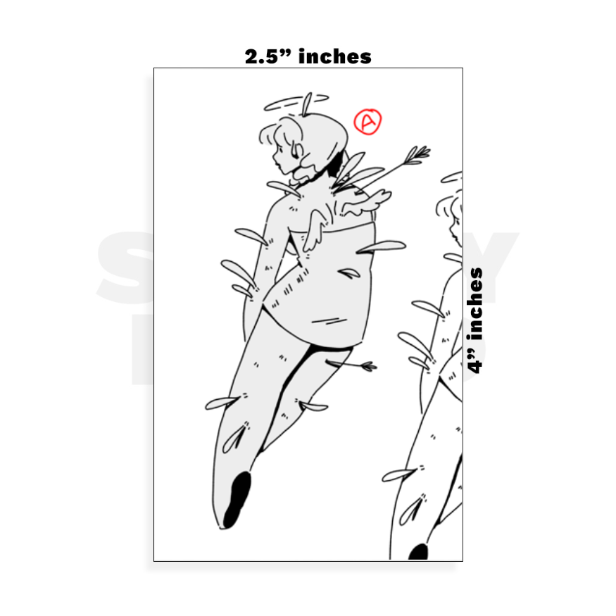 Custom Small - 2.5in x 4in