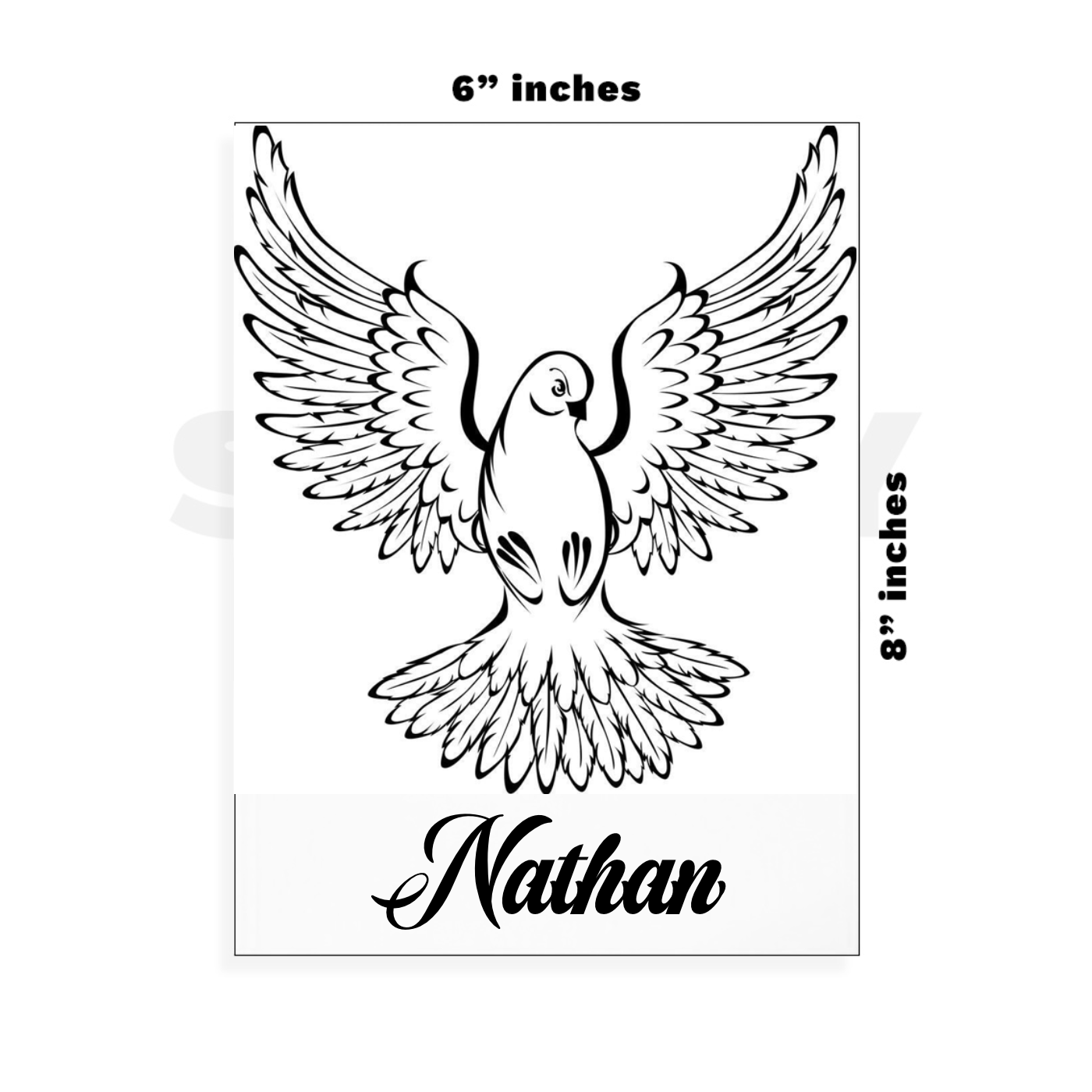 Custom Large - 6in x 8.5in