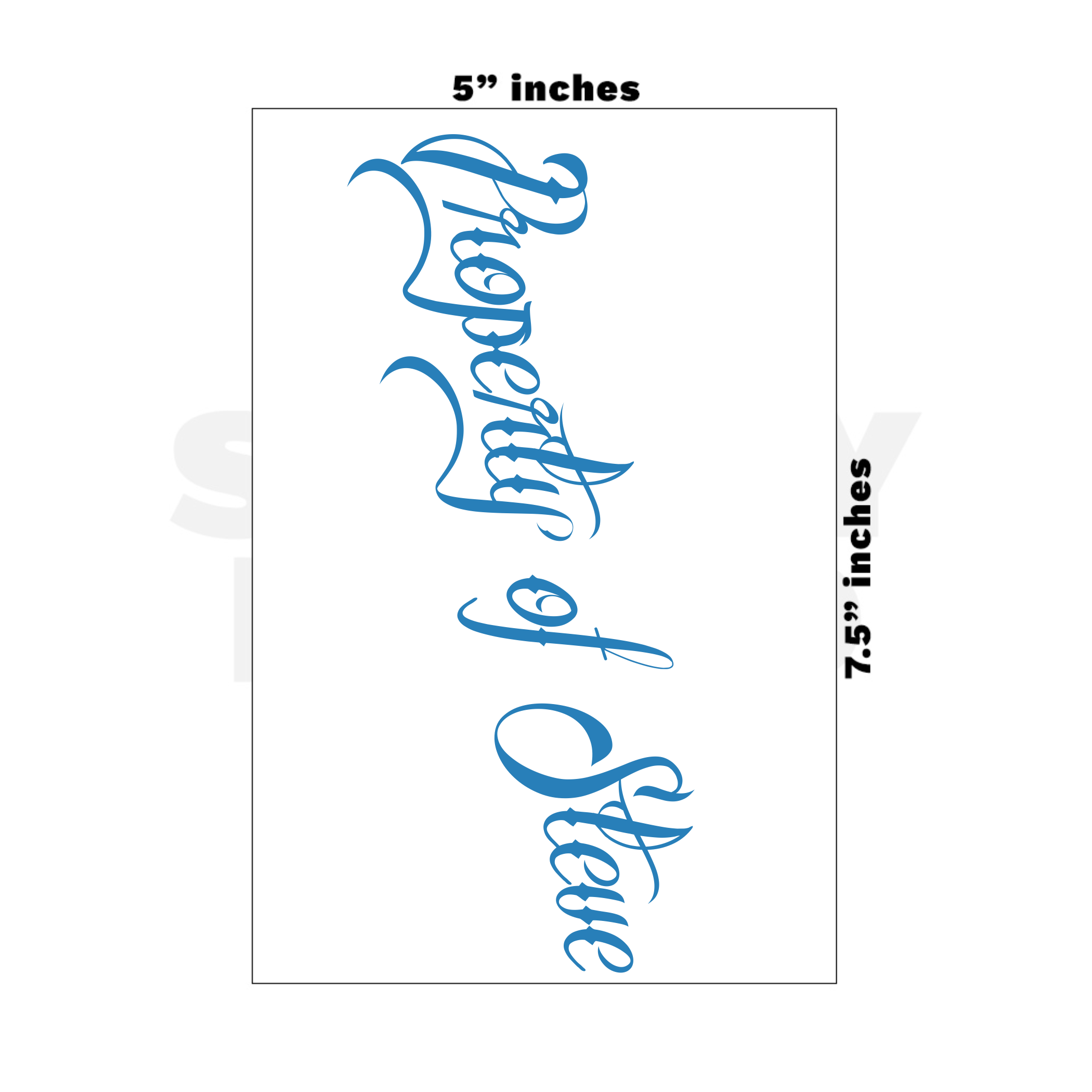 Custom Medium - 5in x 7.5in