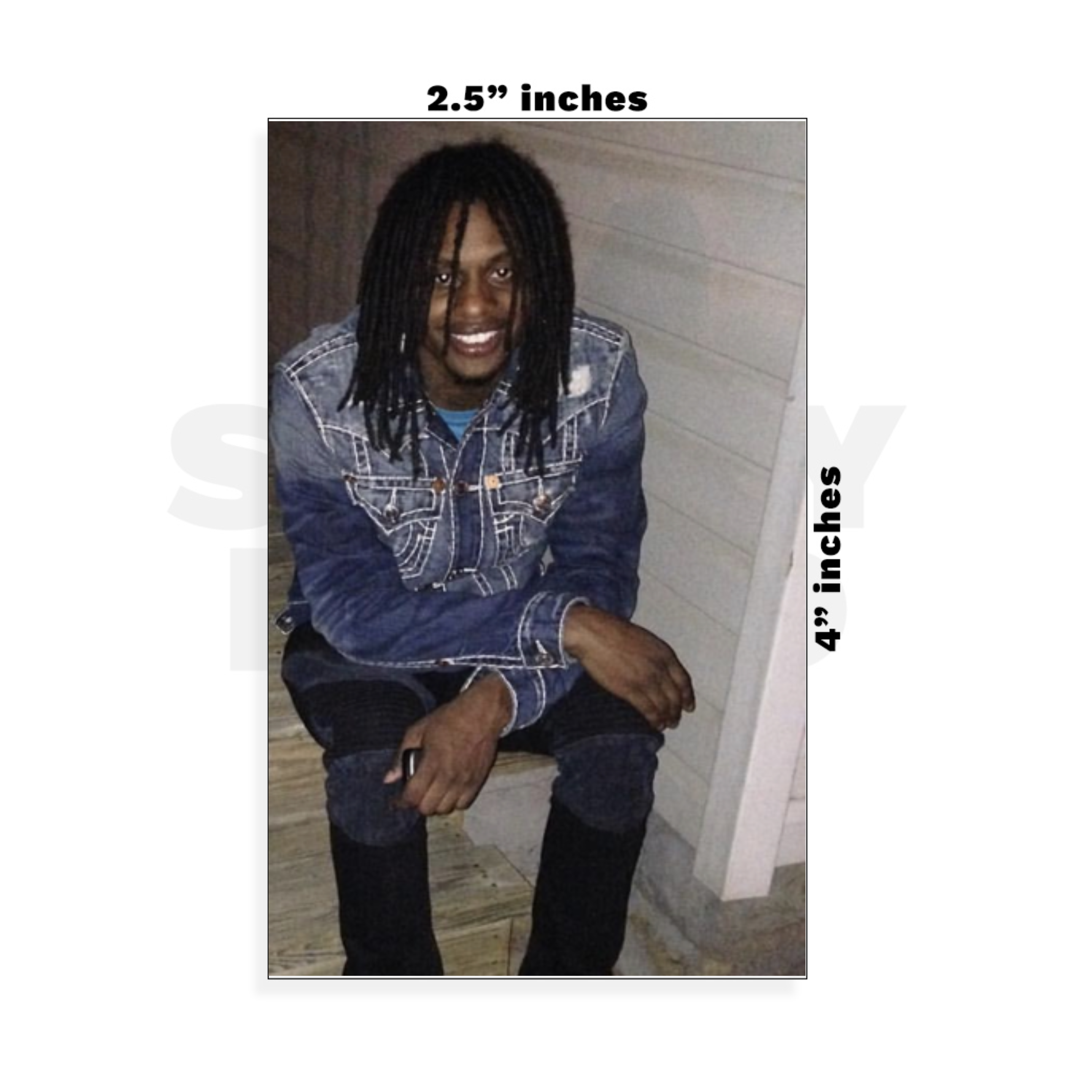 Custom Small - 2.5in x 4in