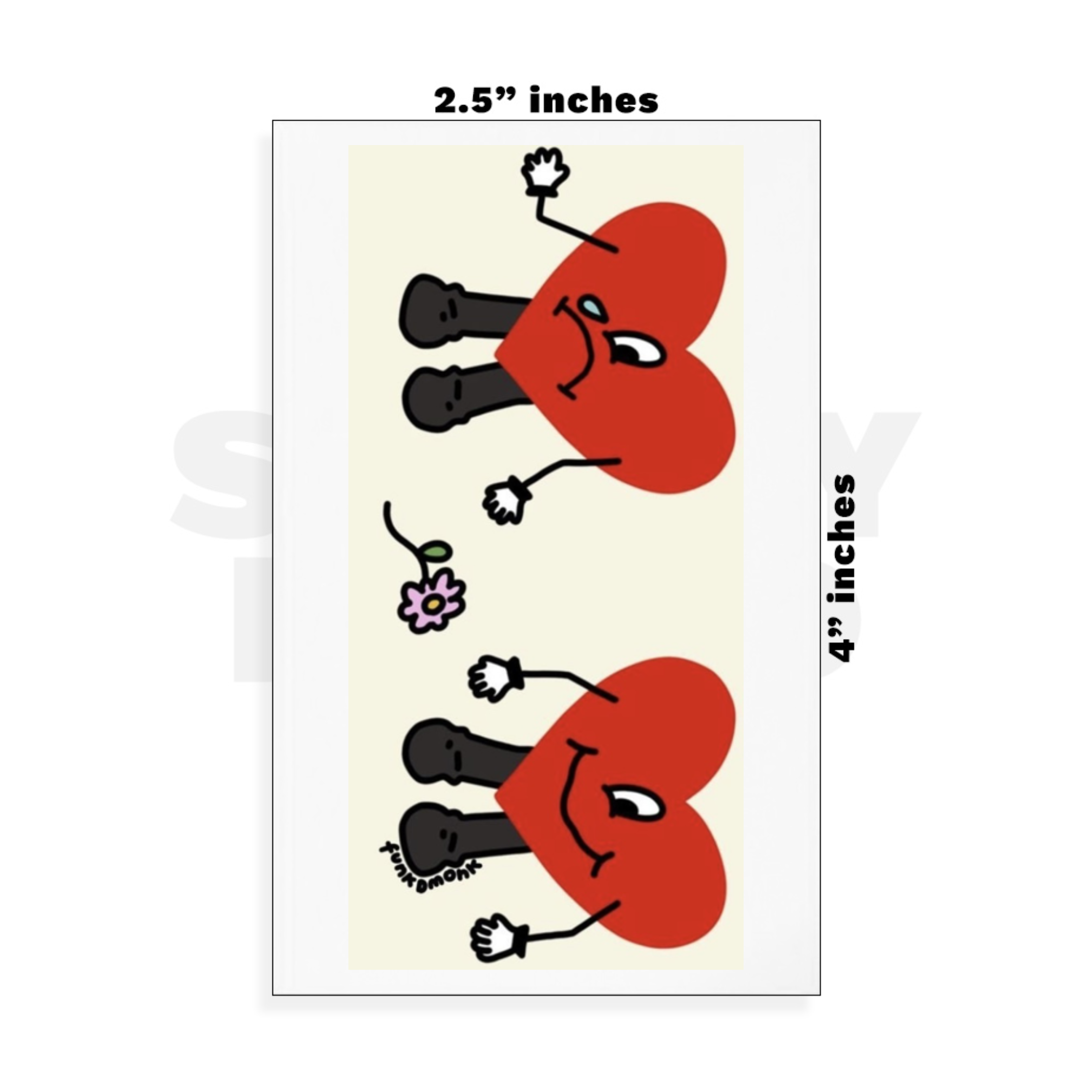 Custom Small - 2.5in x 4in