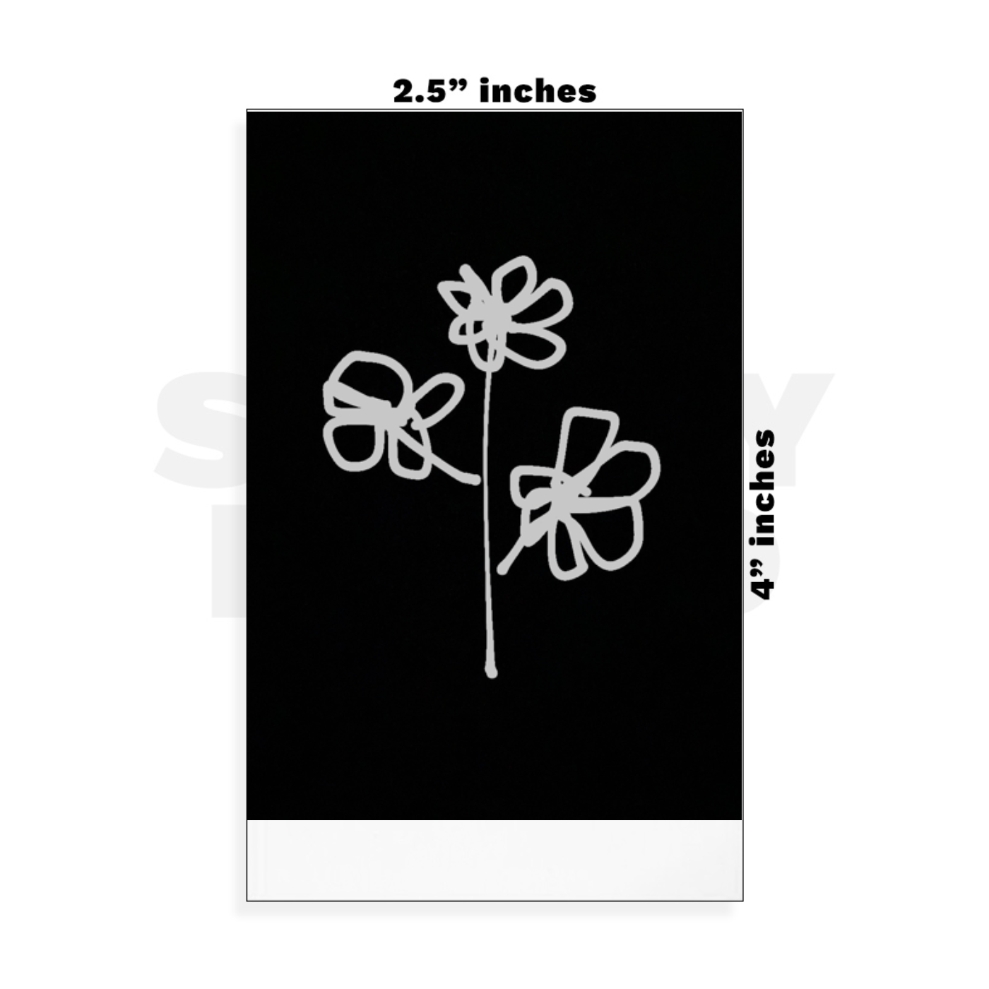 Custom Small - 2.5in x 4in