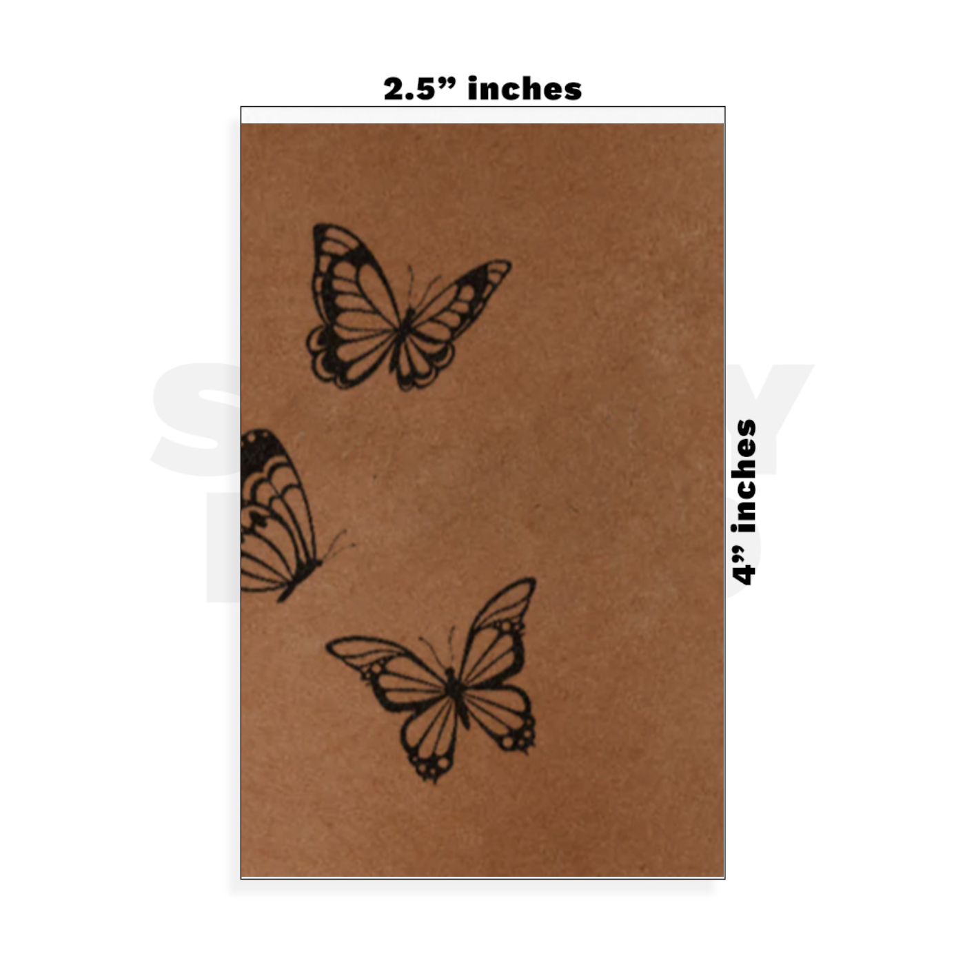 Custom Small - 2.5in x 4in