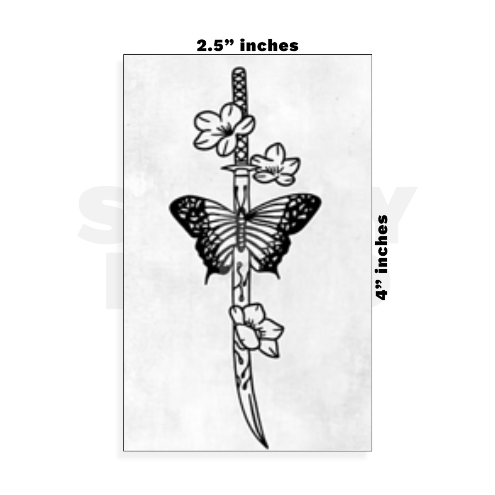 Custom Small - 2.5in x 4in