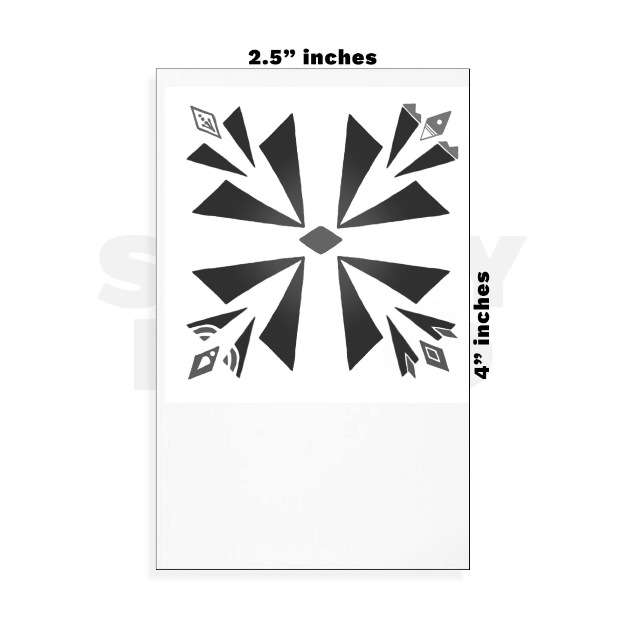 Custom Small - 2.5in x 4in