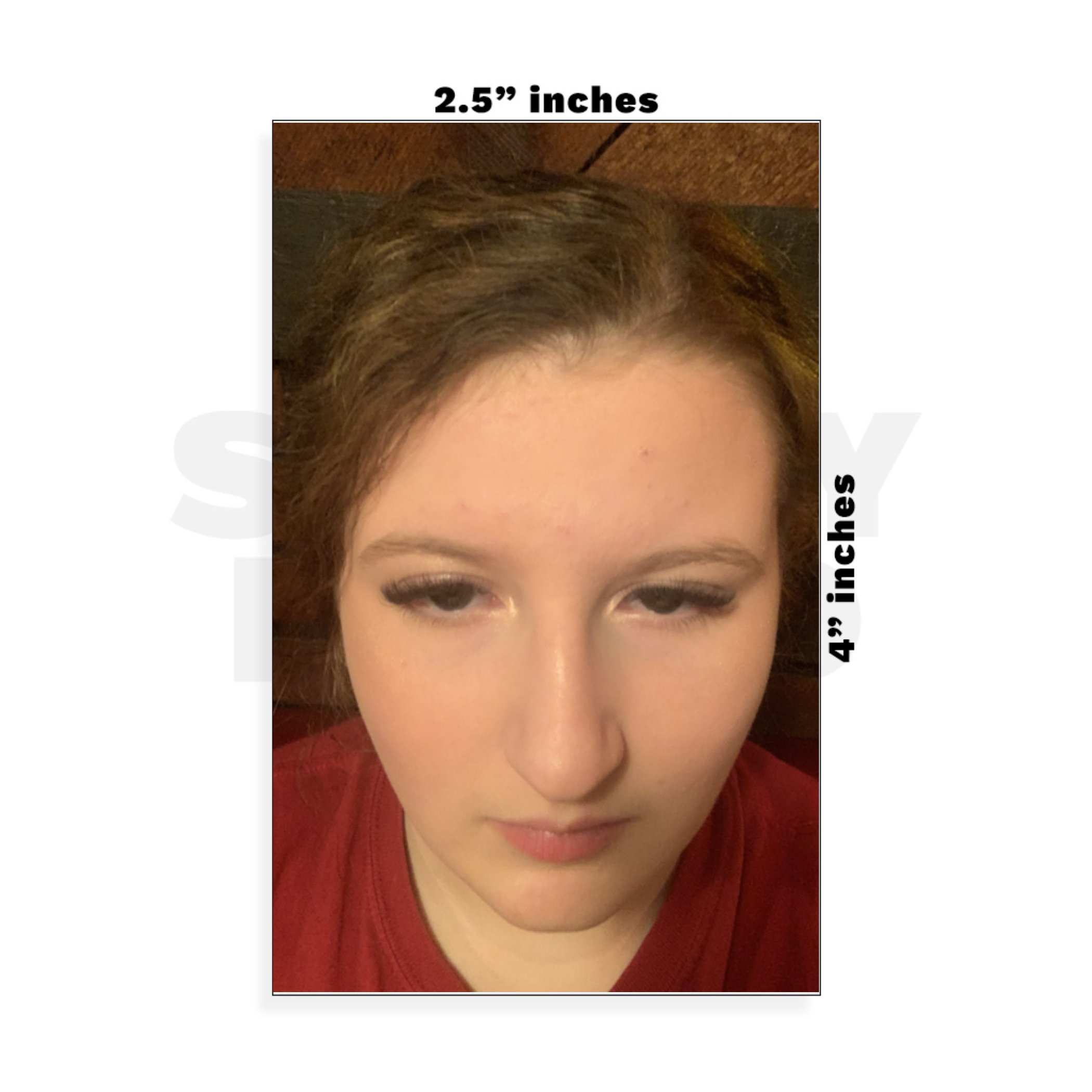 Custom Small - 2.5in x 4in