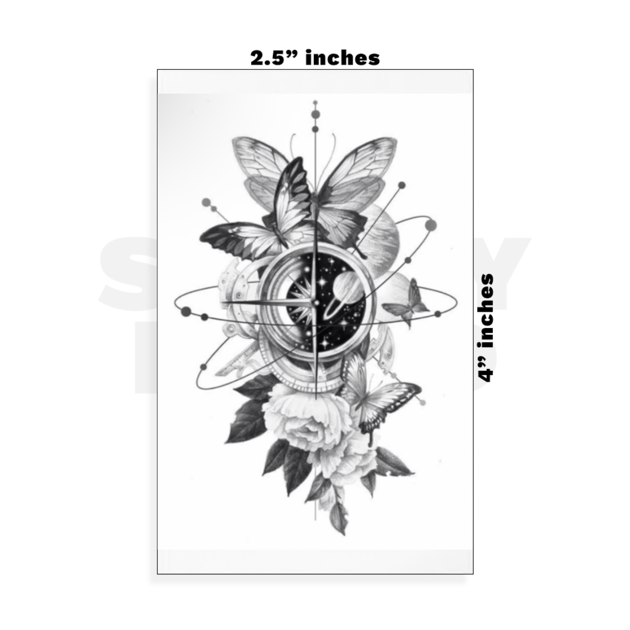 Custom Small - 2.5in x 4in