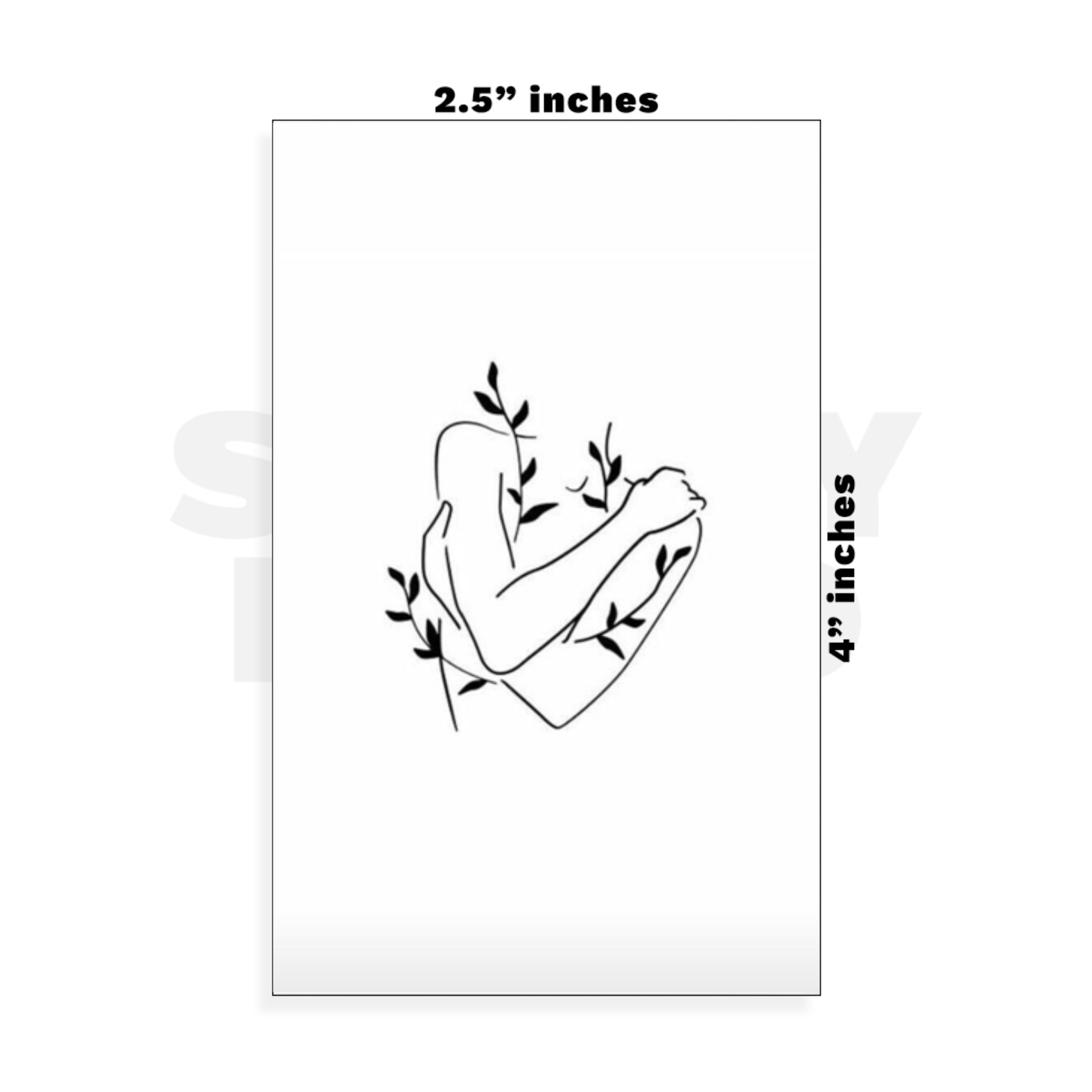 Custom Small - 2.5in x 4in