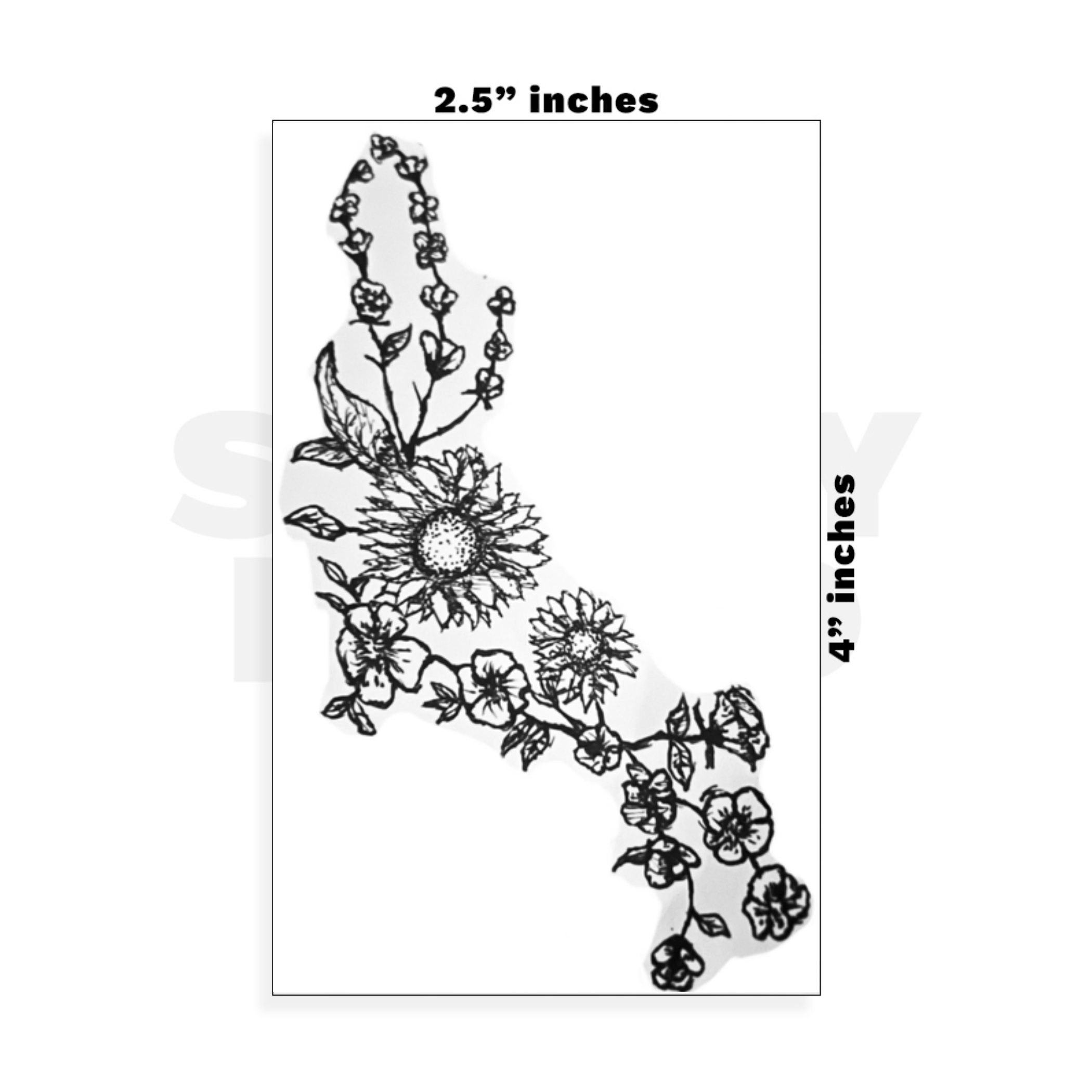 Custom Small - 2.5in x 4in