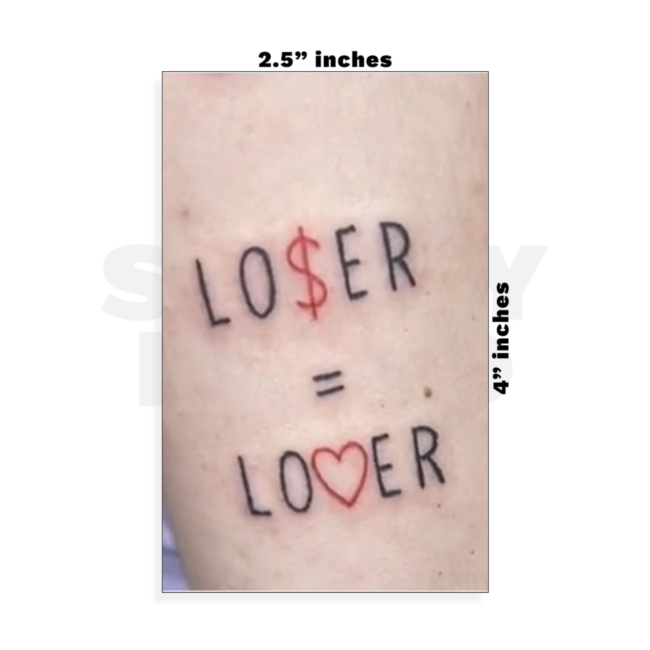 Custom Small - 2.5in x 4in