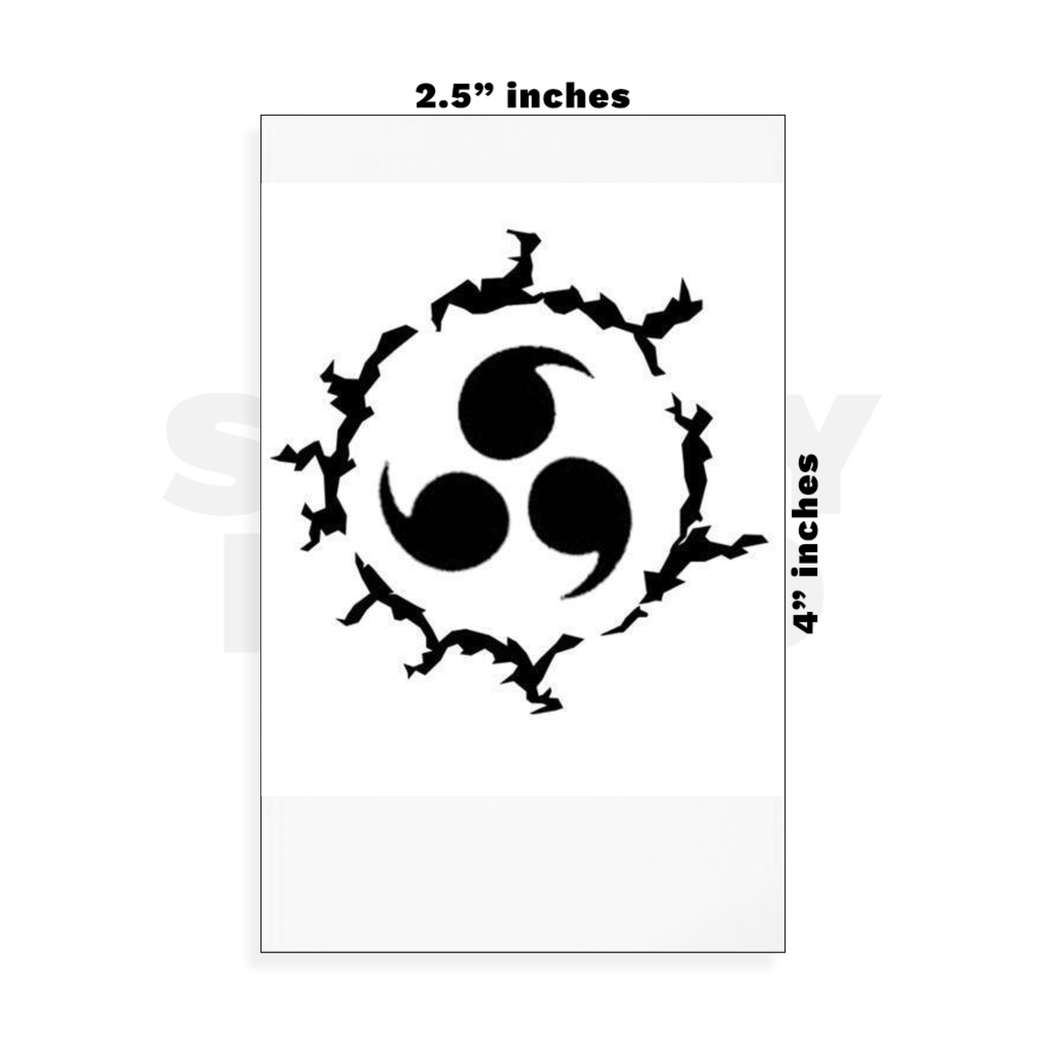 Custom Small - 2.5in x 4in