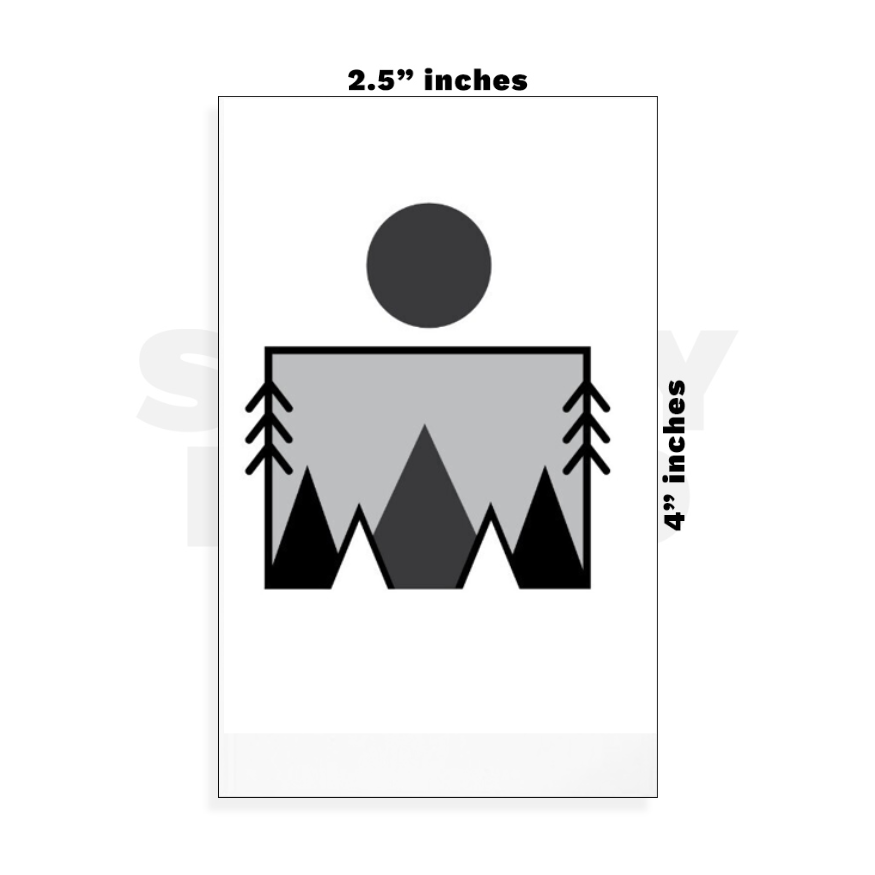 Custom Small - 2.5in x 4in