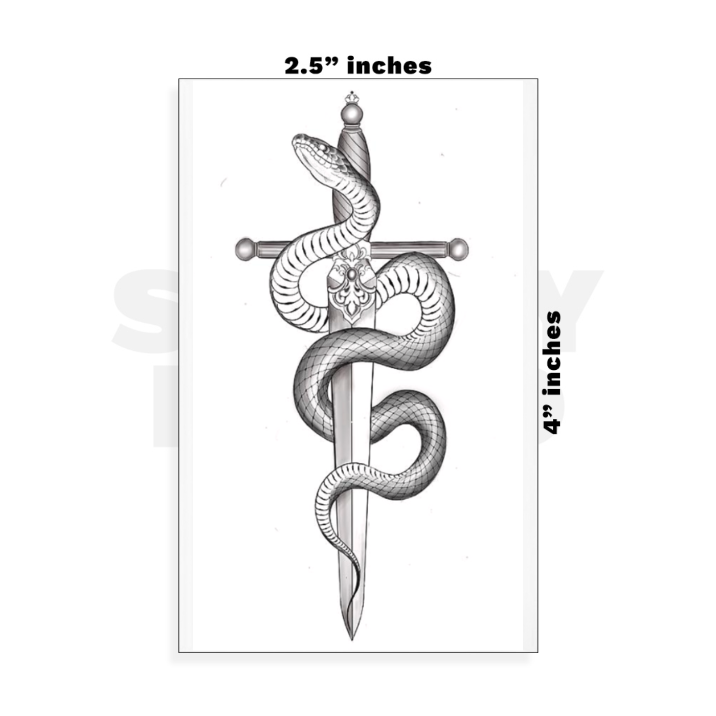 Custom Small - 2.5in x 4in