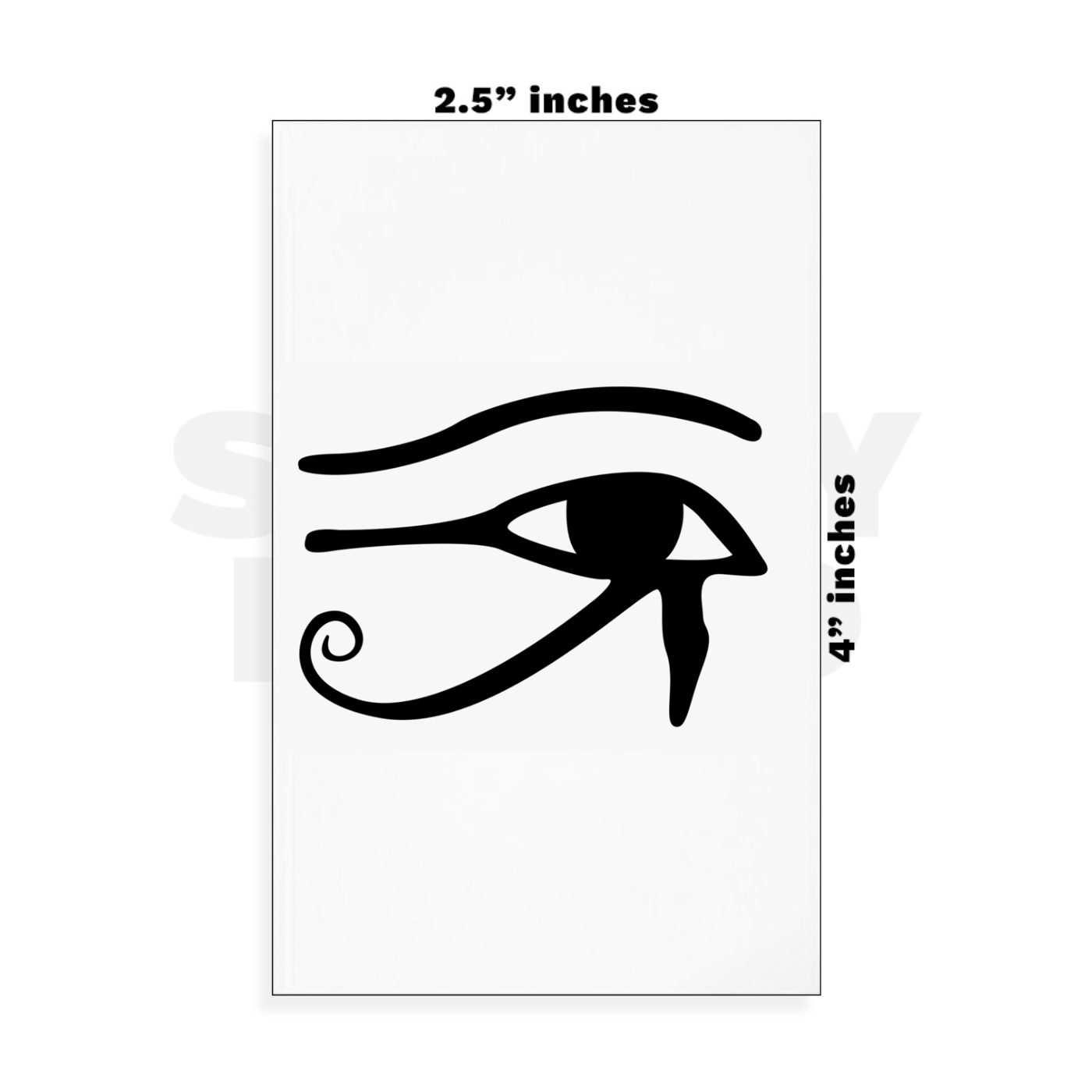 Custom Small - 2.5in x 4in