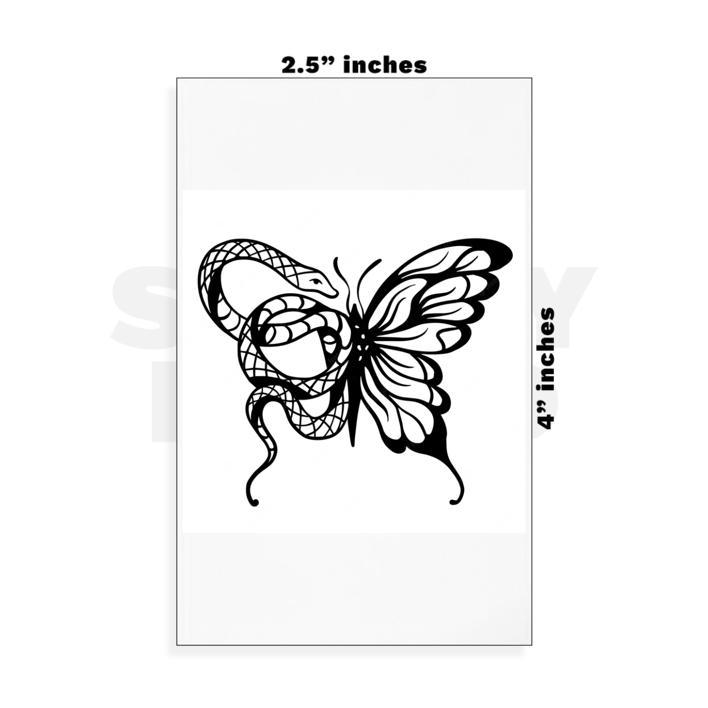 Custom Small - 2.5in x 4in