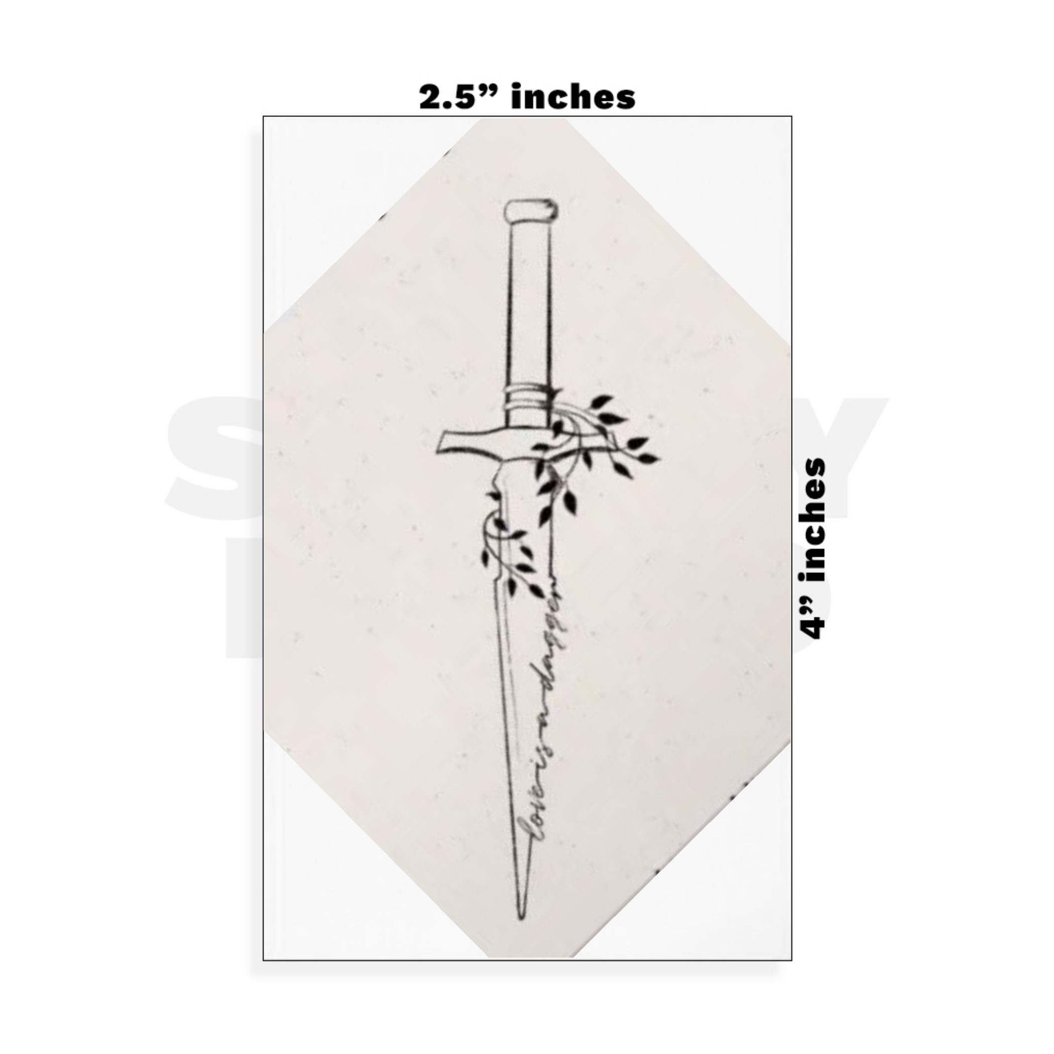 Custom Small - 2.5in x 4in