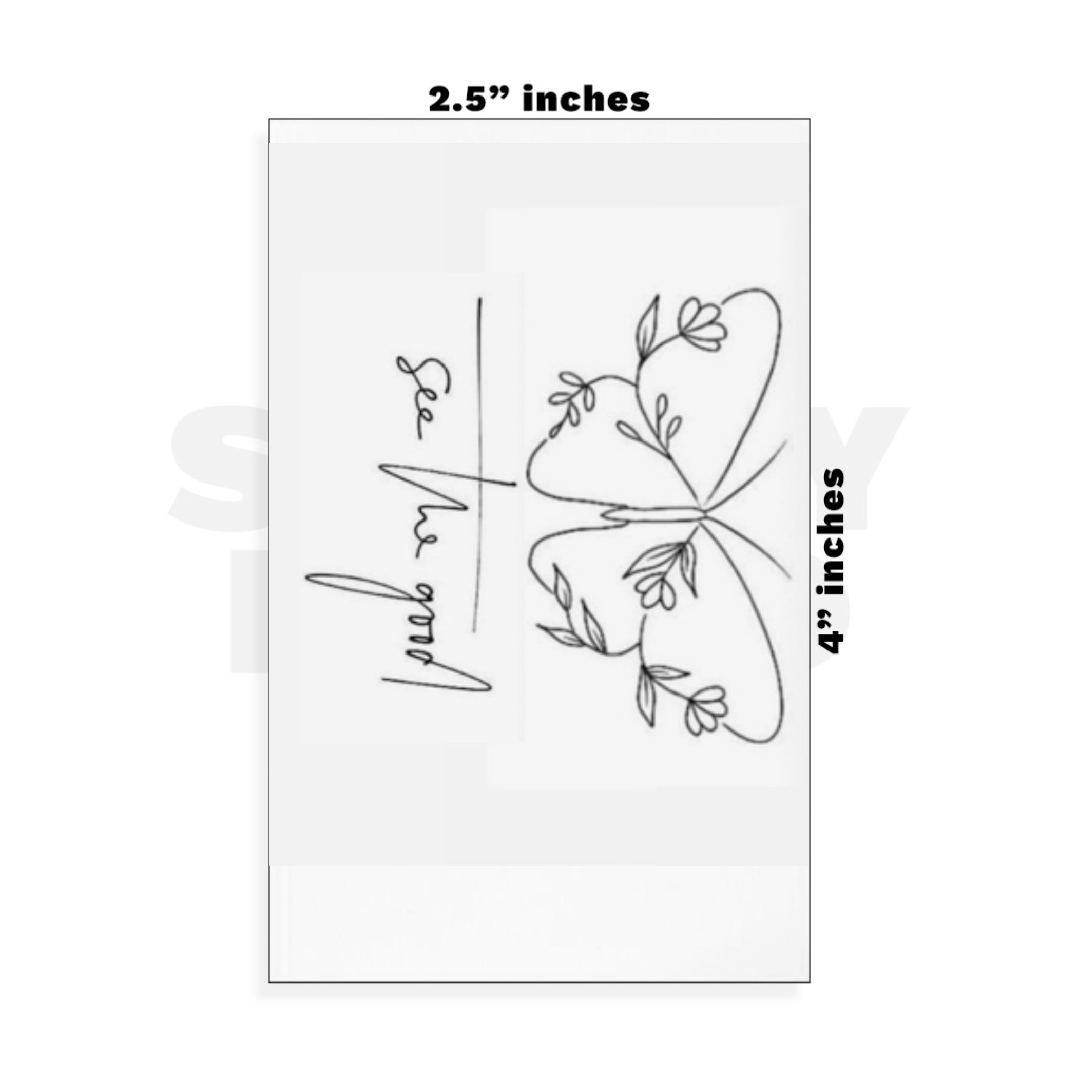 Custom Small - 2.5in x 4in