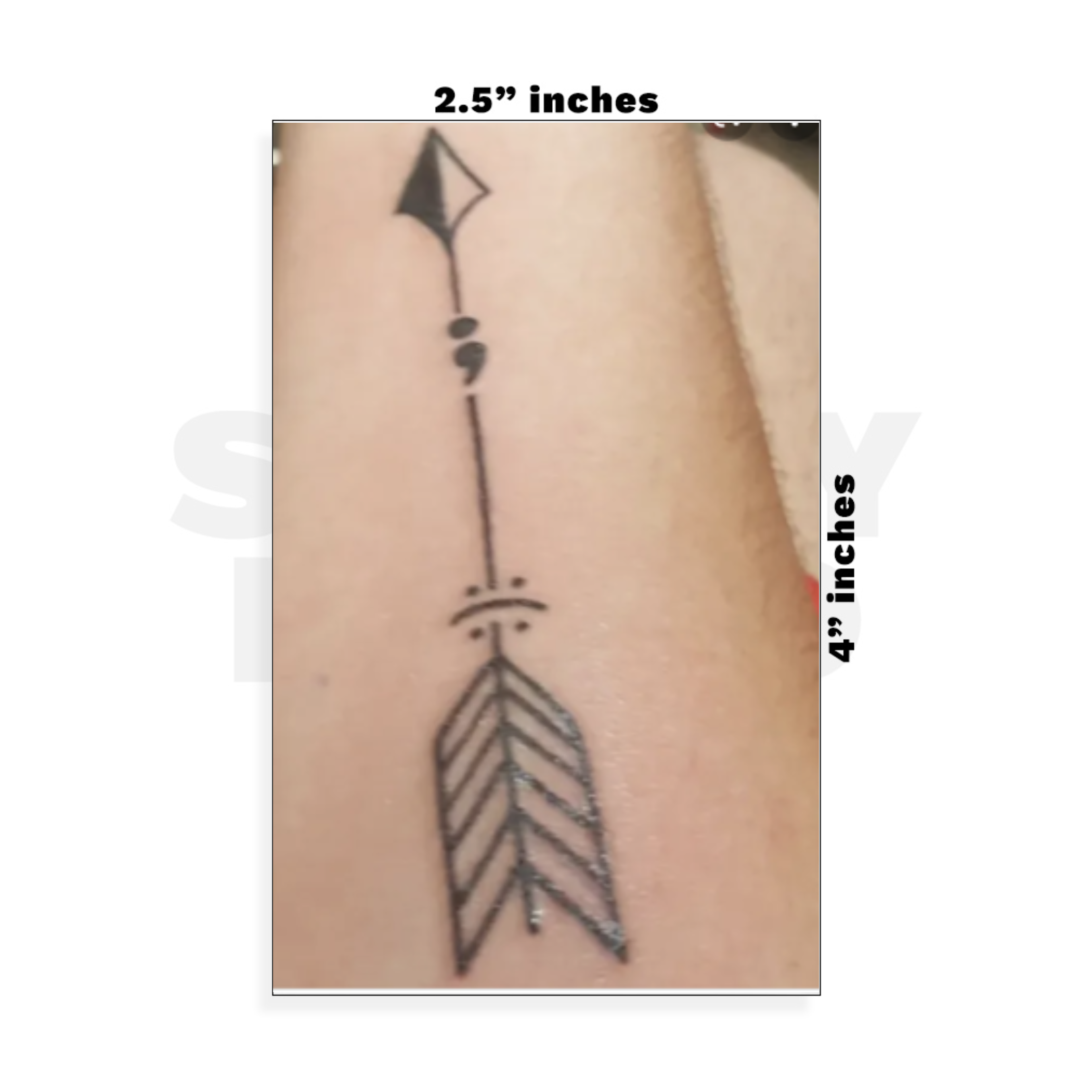 Custom Small - 2.5in x 4in