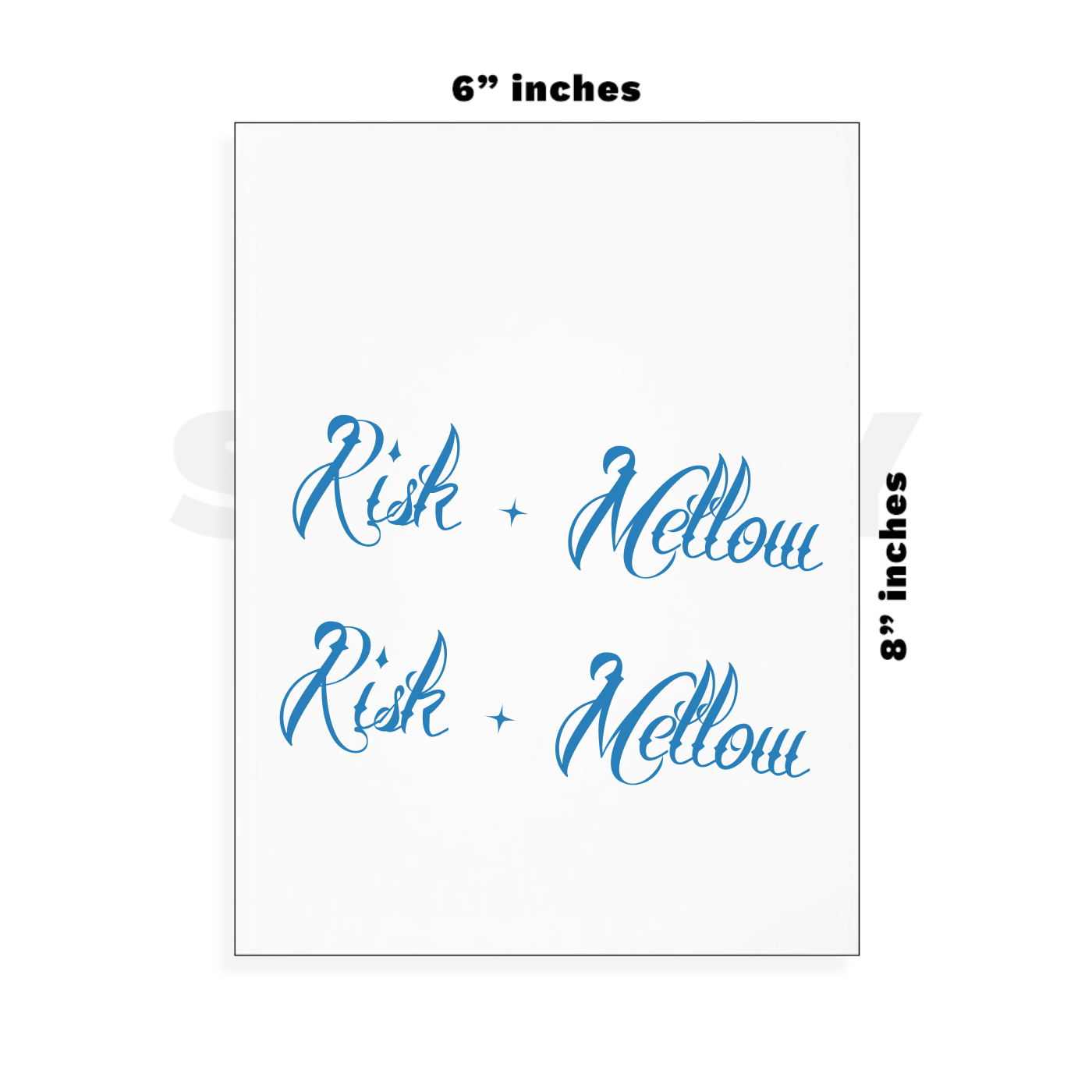 Custom Large - 6in x 8.5in