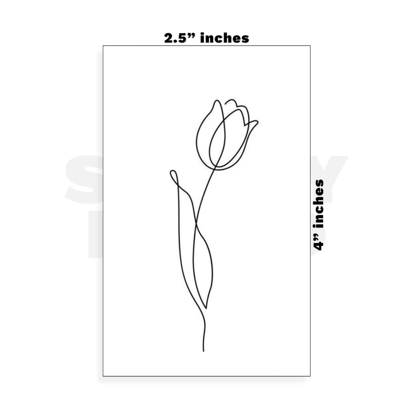 Custom Small - 2.5in x 4in