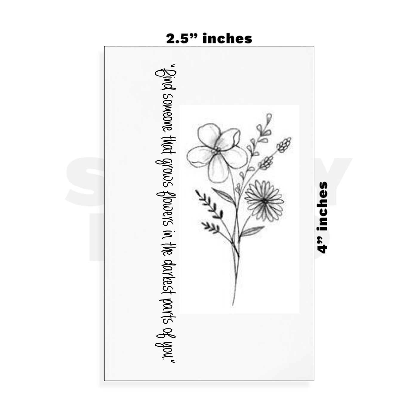 Custom Small - 2.5in x 4in