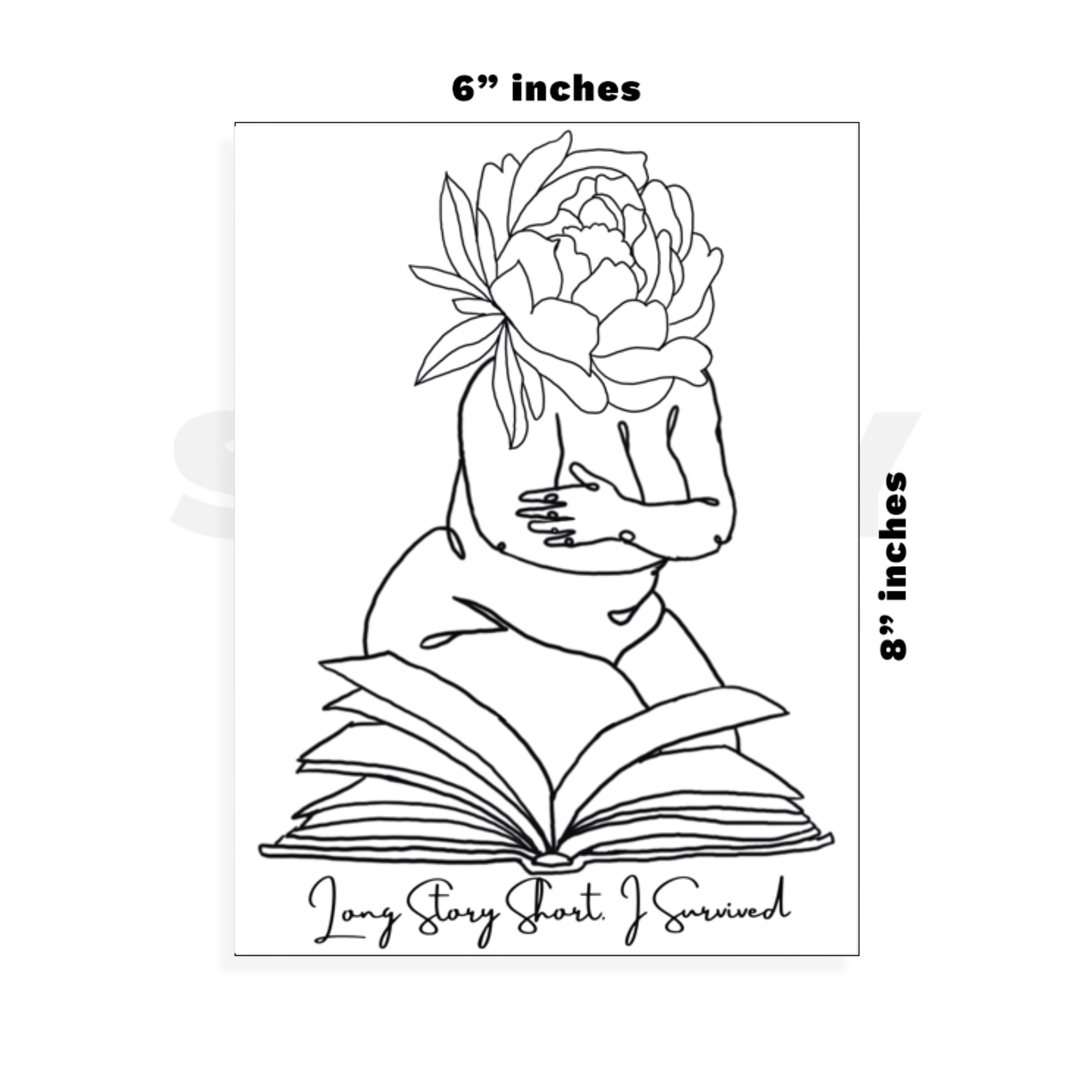 Custom Large - 6in x 8.5in