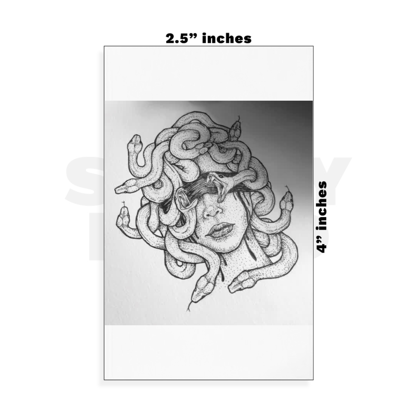 Custom Small - 2.5in x 4in