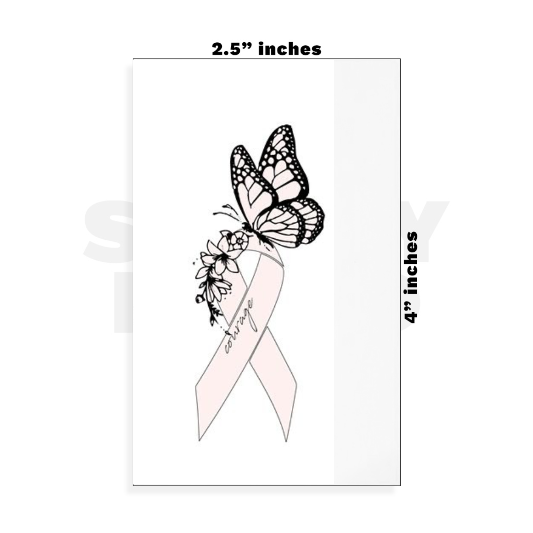 Custom Small - 2.5in x 4in