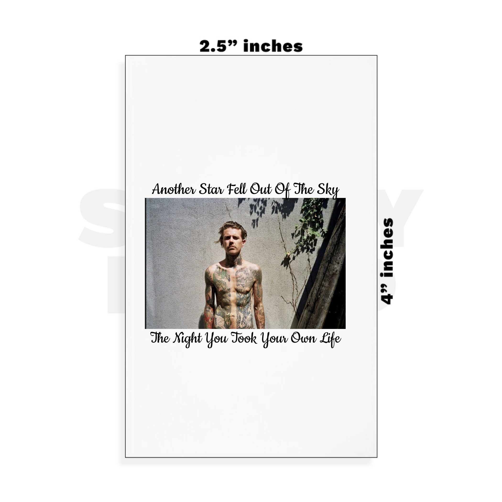 Custom Small - 2.5in x 4in
