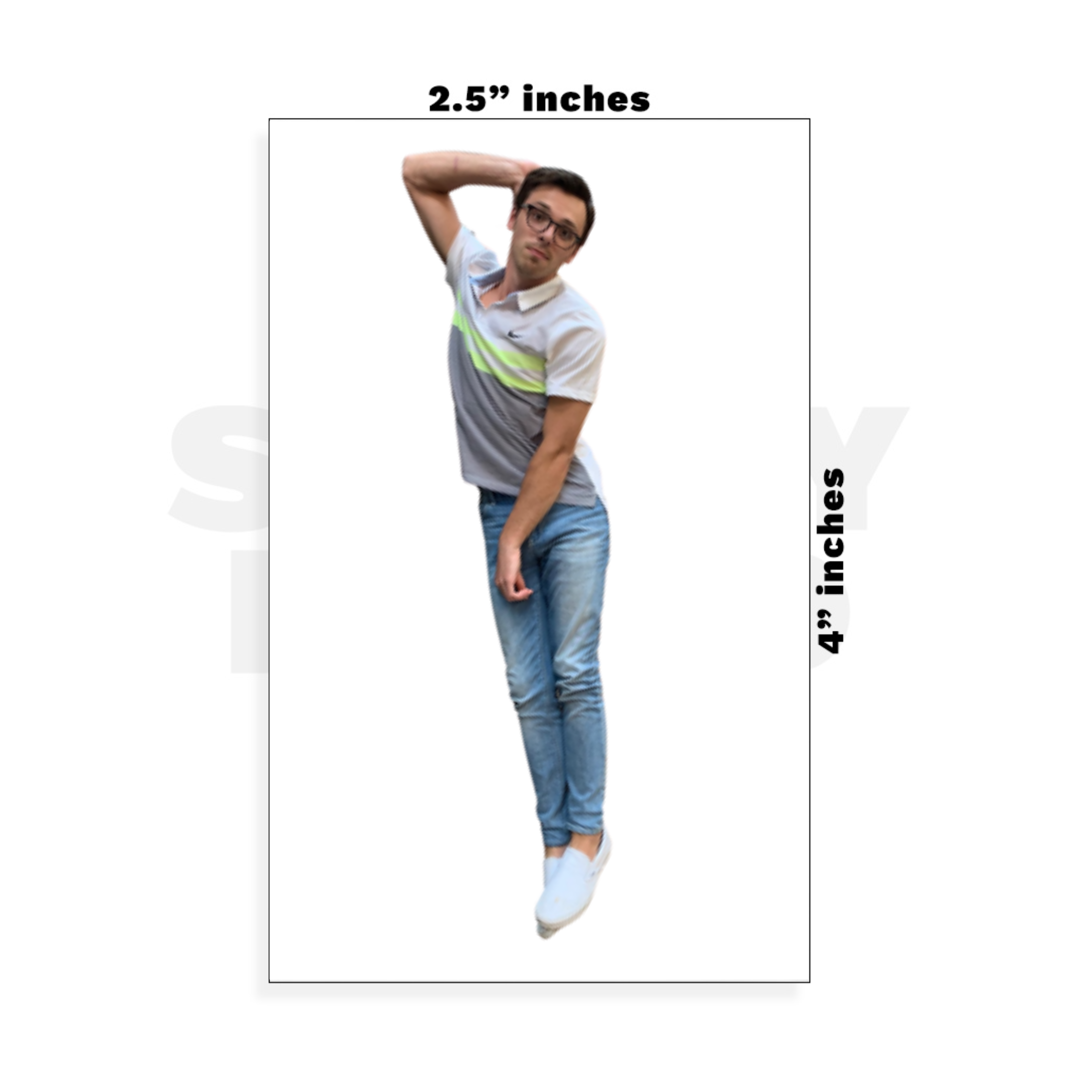 Custom Small - 2.5in x 4in