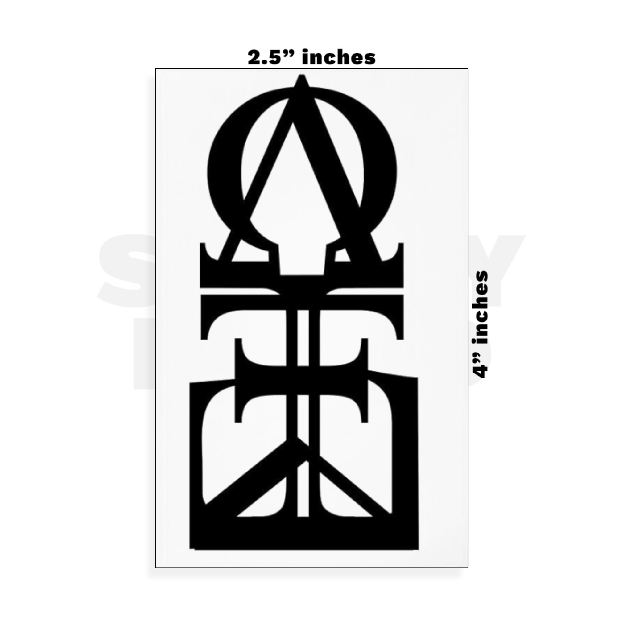 Custom Small - 2.5in x 4in