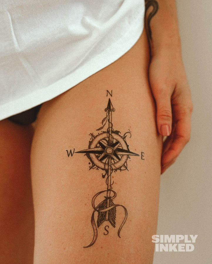 Compass Tattoo