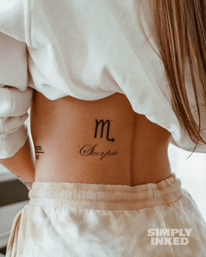 Scorpio Astrology Tattoo