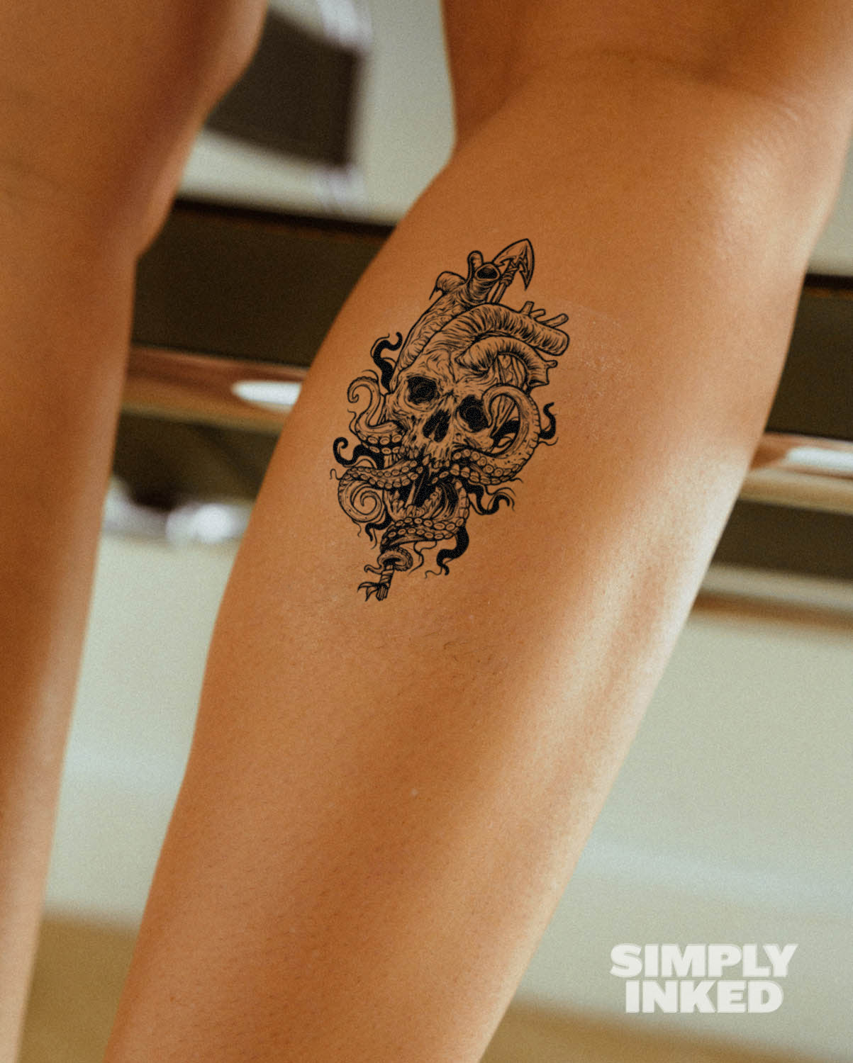 Evil Skull Tattoo