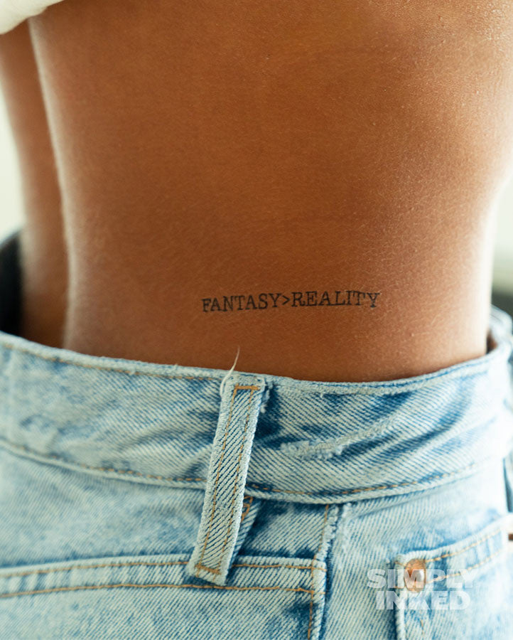 fantasy>reality