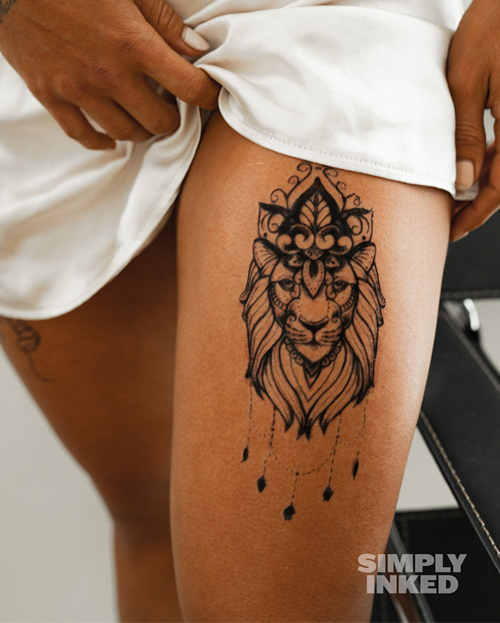 Lion Goddess Tattoo