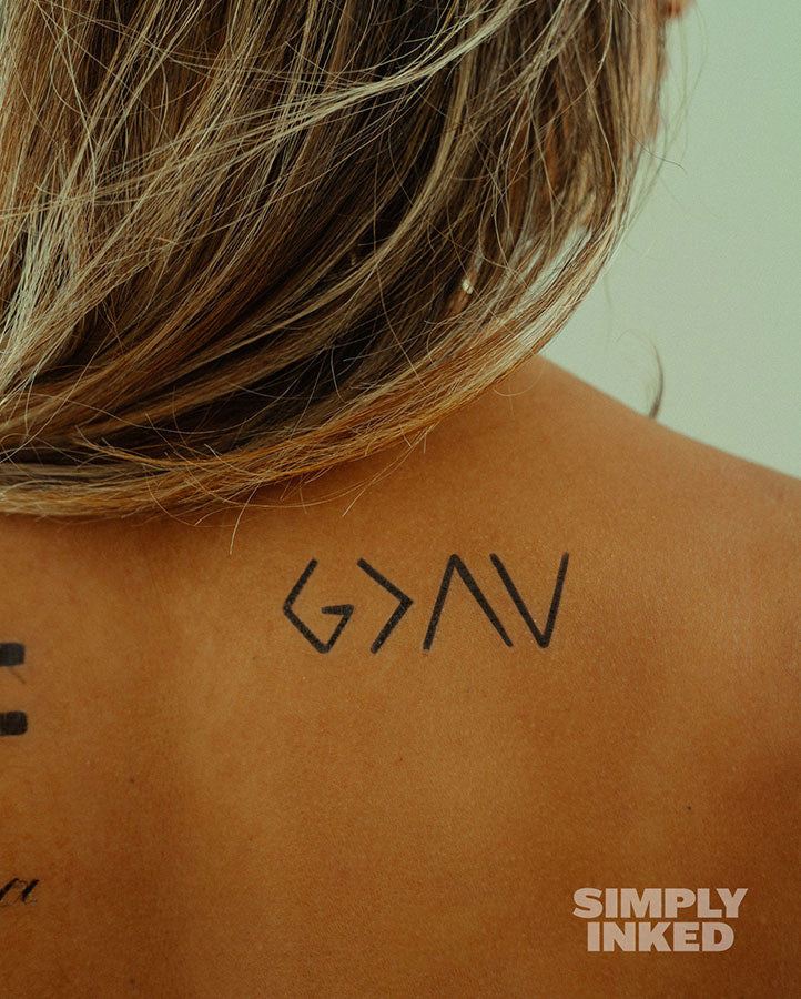 God is greater Tattoo