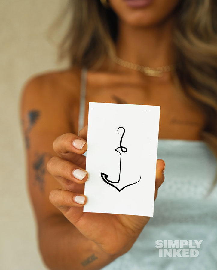 Minimal Anchor Tattoo