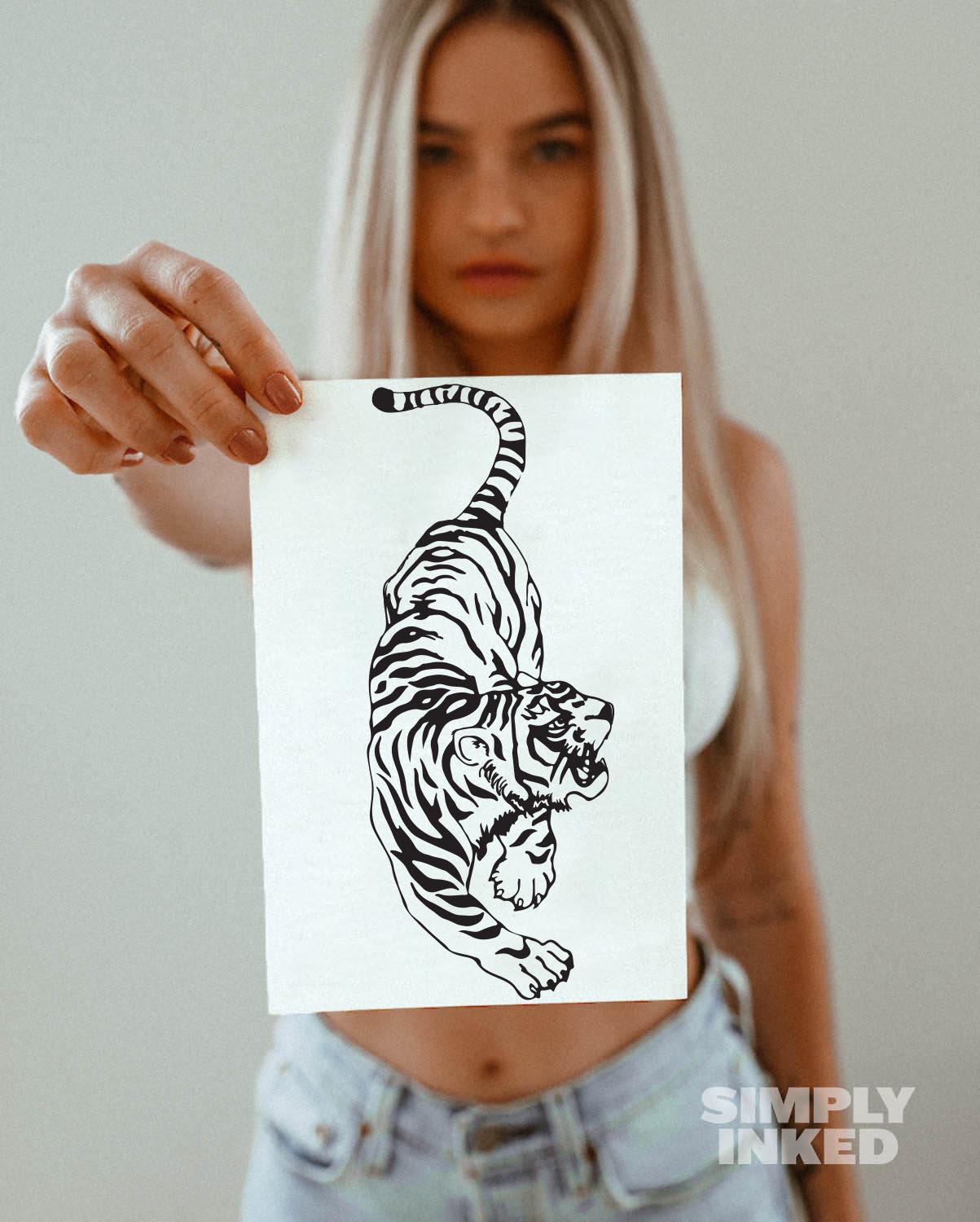 NEW Prowling Tiger Tattoo