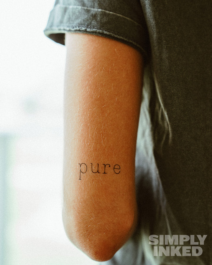NEW "Pure" Tattoo Simply Inked