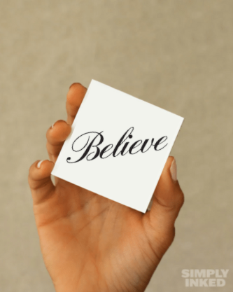 Believe Tattoo
