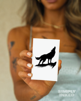 Howling Wolf Tattoo