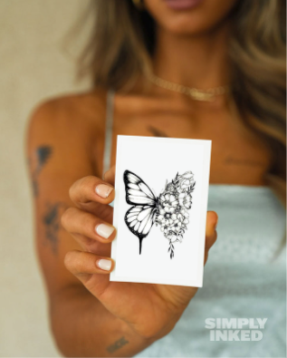 Butterfly And Sunflower