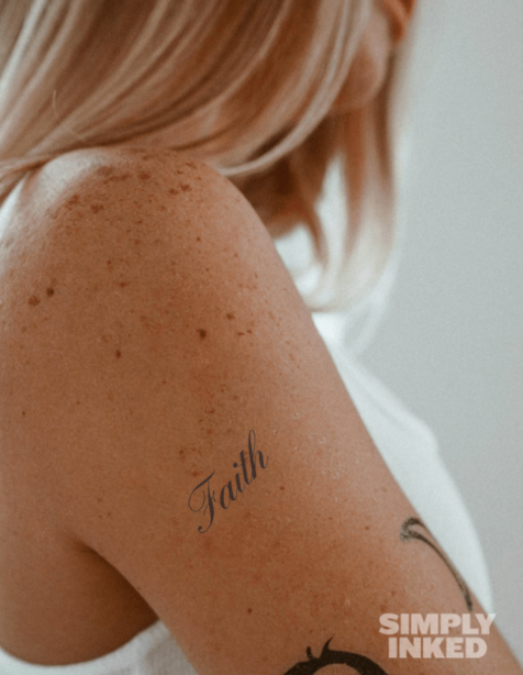 NEW Faith Tattoo
