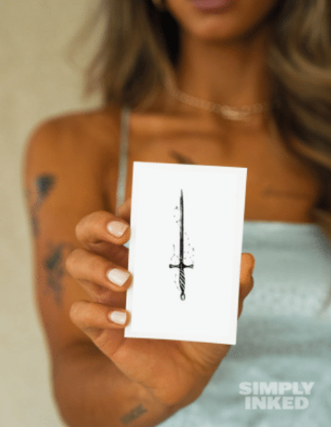 Mythical Sword Tattoo