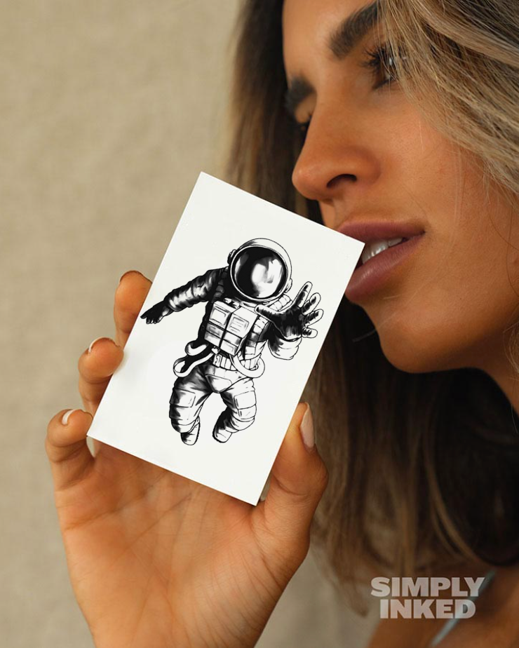 Astro Man Tattoo - Semi Permanent