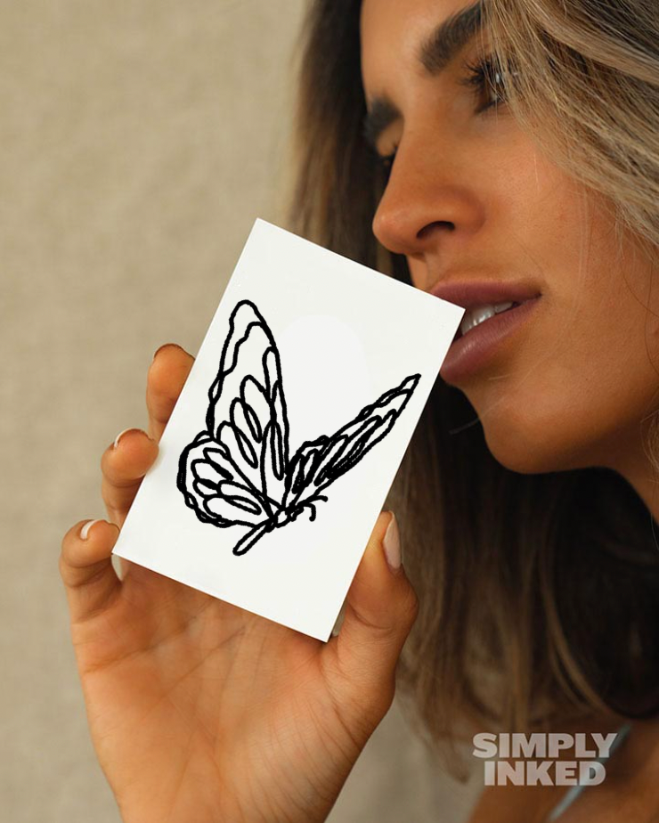 Exo Butterfly Tattoo - Semi Permanent